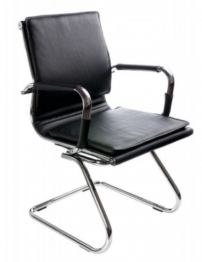Кресло для посетителя Бюрократ CH-993-Low-V/Black на черный в Ягодном - yagodnyj.germes-mebel.ru | фото
