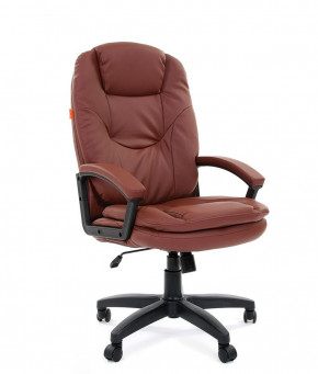 Кресло для руководителя  CHAIRMAN 668 LT (экокожа коричневый) в Ягодном - yagodnyj.germes-mebel.ru | фото