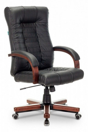 Кресло для руководителя KB-10WALNUT/B/LEATH в Ягодном - yagodnyj.germes-mebel.ru | фото