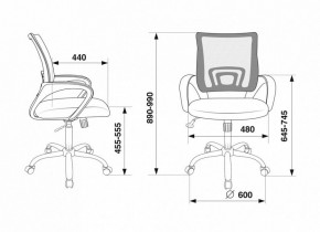 Кресло компьютерное CH-695N/SL/BLACK в Ягодном - yagodnyj.germes-mebel.ru | фото