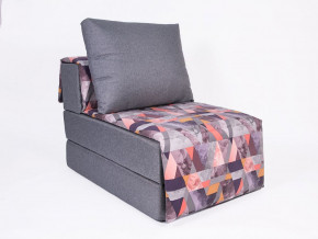Кресло-кровать бескаркасное Харви (серый-сноу манго) в Ягодном - yagodnyj.germes-mebel.ru | фото