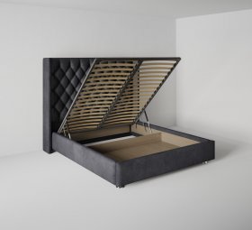 Кровать Версаль люкс 0.8 м с подъемным механизмом в Ягодном - yagodnyj.germes-mebel.ru | фото