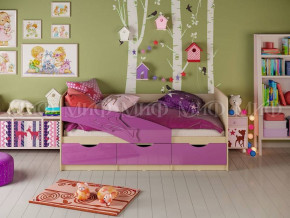 Кровать Дельфин (Фиолетовый металлик) 1600 в Ягодном - yagodnyj.germes-mebel.ru | фото