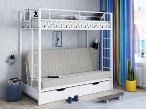 Кровать двухъярусная с диваном "Мадлен-ЯЯ" с ящиками в Ягодном - yagodnyj.germes-mebel.ru | фото