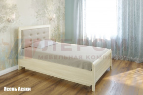 Кровать КР-1032 с мягким изголовьем в Ягодном - yagodnyj.germes-mebel.ru | фото