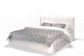 Кровать Элен 1600 + основание с ПМ (Vega white) белый в Ягодном - yagodnyj.germes-mebel.ru | фото