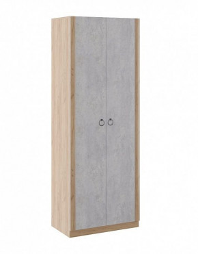 Шкаф 2 двери Глэдис М22 (Дуб Золотой/Цемент светлый) в Ягодном - yagodnyj.germes-mebel.ru | фото