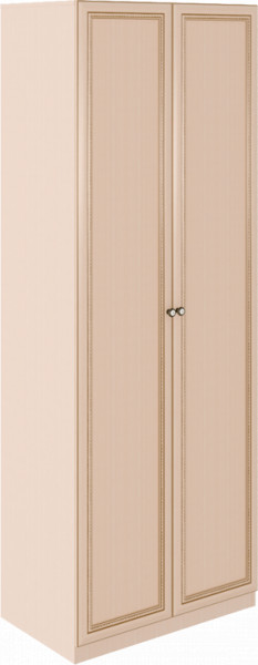 Шкаф 2 двери М02 Беатрис (дуб млечный) в Ягодном - yagodnyj.germes-mebel.ru | фото