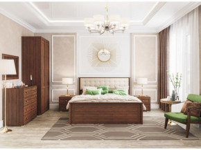 Спальня Ричард Орех донской в Ягодном - yagodnyj.germes-mebel.ru | фото