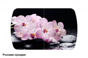 Стол Бостон 900*600 (опоры Брифинг) Стекло/фотопечать Розовая Орхидея в Ягодном - yagodnyj.germes-mebel.ru | фото