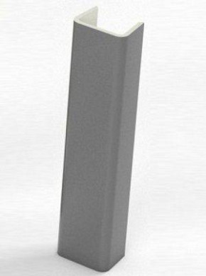 Торцевая заглушка для цоколя h150 мм Цвет Алюминий (Алюминий; Белый; Венге; Дуб Сонома; Черный) в Ягодном - yagodnyj.germes-mebel.ru | фото